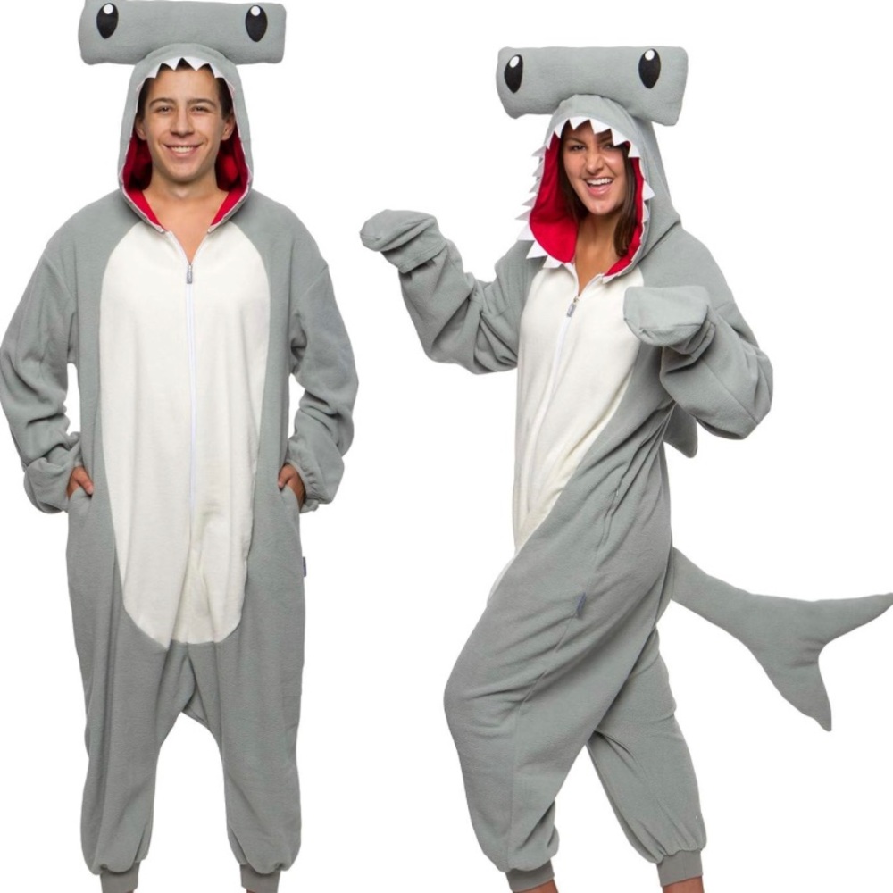 Brand, new hammerhead, shark onesie
